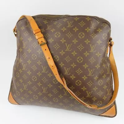 LOUIS VUITTON  Monogram Ballad Vintage Shoulder Bag Brown France PVC Women 79816 • $573