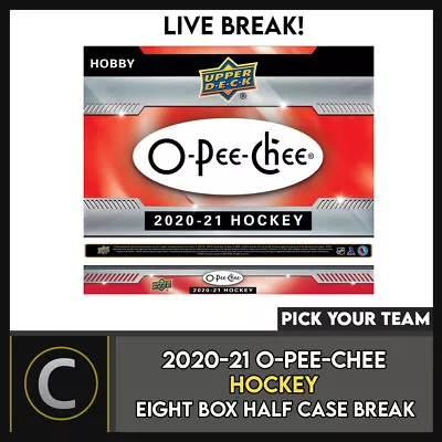 $22.07 • Buy 2020-21 O-pee-chee Hockey 8 Hobby Box (half Case) Break #h902 - Pick Your Team