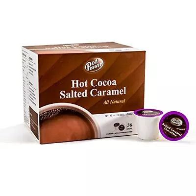 Hot Chocolate K Cups Salted Caramel Chocolate Pods Single Serve K Cup Compa... • $20.76