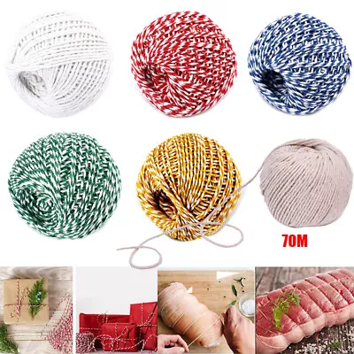 £7.46 • Buy Cooking Tools Butcher's Cotton Twine Meat Barbecue Strings Meat Sausage Tie 70M