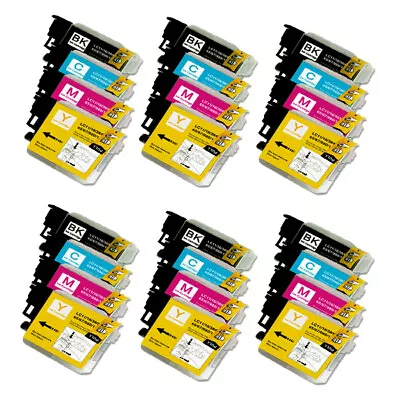 24P Premium Ink Set Fits Brother LC61 MFC-J415W MFC-J615W MFC-J630W MFC-6490CW • $22.99