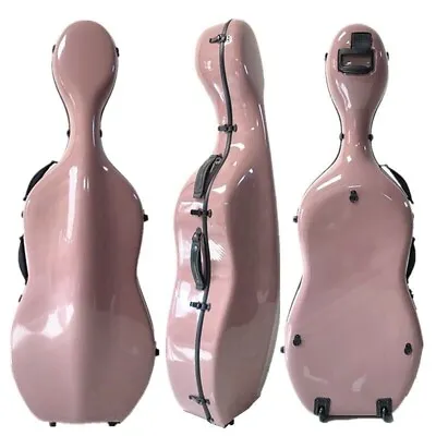 Rose Gold Cello Hard Case With Wheels4/4 SizeTwo Bow HoldersBack Straps • $315