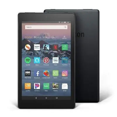 Amazon Fire HD 8 Tablet 32GB Full HD Display Alexa Wifi 8th Generation Black • £44.95