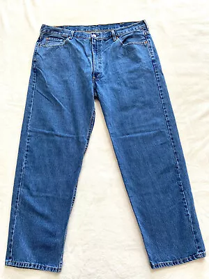 Mens LEVI'S 550 Jeans 44 X 32 Relaxed Fit Medium Wash Clean Very Good Condition • $19.99