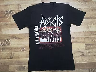 Vintage 2000's British Punk THE ADICTS Viva La Revolution Song Promo T Shirt • $75