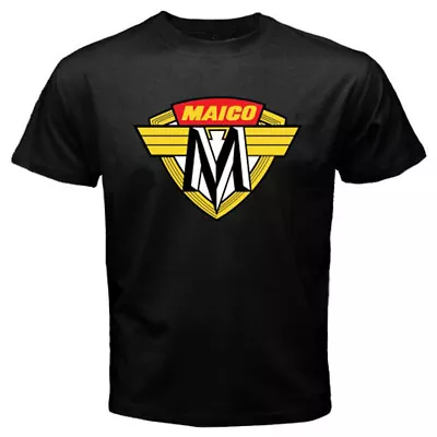 Maico Motorcycles Men's Black T-Shirt Size S-5XL • $20.99