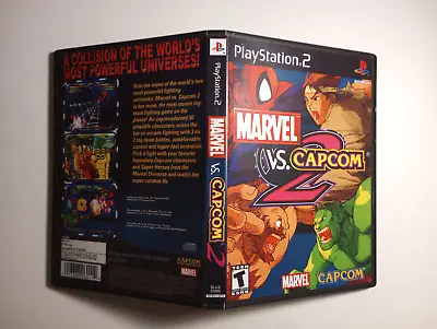 Marvel Vs Capcom 2 (PlayStation 2) PS2 REPLACEMENT CASE - NO DISC • $19.99