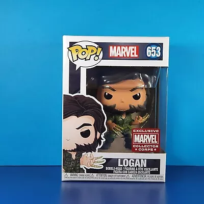 Logan Funko Pop Vinyl Figure X-Men Marvel Collectors Corps Exclusive Wolverine  • £37.99