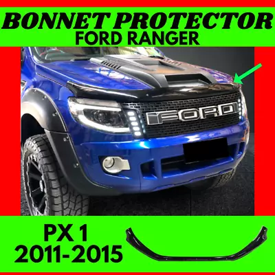 For Ford Ranger PX 1 Year (2011-2015) Bonnet Protector Hood Guard Shield Tinted • $99