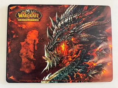 World Of Warcraft Cataclysm Collectors Edition DEATHWING Mouse Pad 10.5 X 8 NEW • $14.78