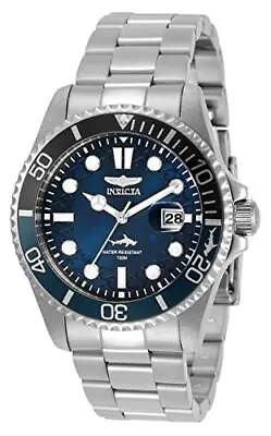 Invicta Men's Watch Pro Diver Blue Dial Silver Tone Bracelet 30807 • $63.90