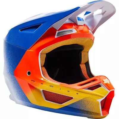 NEW Fox V2 Rkane Orange/Blue MIPS Dirt Bike Helmet • $279