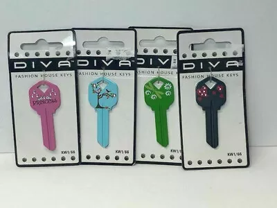 $3.99 • Buy Hillman Diva Fashion House Keys Blank Keys- You Choose