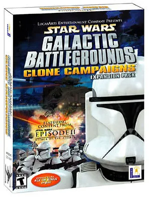 £14.25 • Buy Star Wars Galactic Battlegrounds Clone Campaigns PC NEW Sealed UK Version