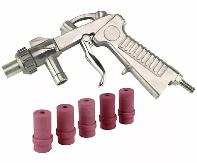 Dragway Tools Blast Media Gun & (5) 5MM Nozzles For 25 60 90 Sandblast Cabinet • $43.99