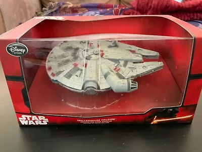 Star Wars Millenium Falcon Die Cast Disney Store Exclusive Starship • $50