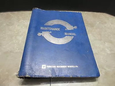 Maintenance Manual Mazak Power Center V-12 Cnc Vertical Mill 48590 Cnc   • $59.99