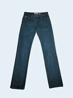 Y2K MISS SIXTY Truman Basic Italy Straight Leg Womens Blue Jeans Size W29 L34 • $30