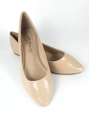 New Womens Ballerinas Slip On Pumps Casual Office Work Comfy Shoes Size 3-8  • £13.90