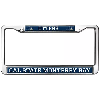 Cal State Monterey Bay Otters Full Size Standard License Plate Metal Frame • $21.99