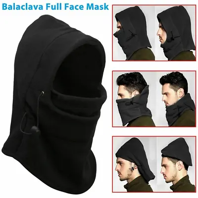£4.99 • Buy Winter Thermal Fleece Balaclava Scarf Face Mask Ski Neck Warmer Snood Hood Hat