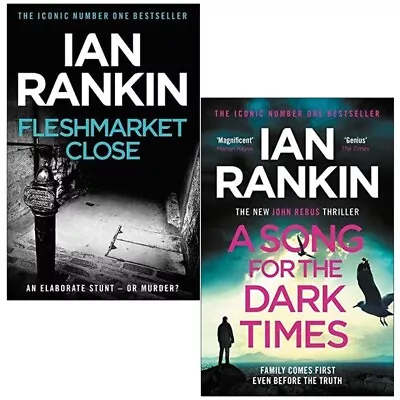 Ian Rankin Inspector Rebus Novels 2 Books Collection Set FleshmarketDark Times  • £11.99