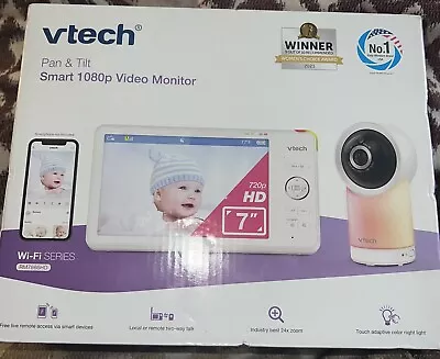 Vtech RM7866HD 7  Smart Wi-Fi Remote Access 1080p Pan & Tilt Video Baby Monitor • $89