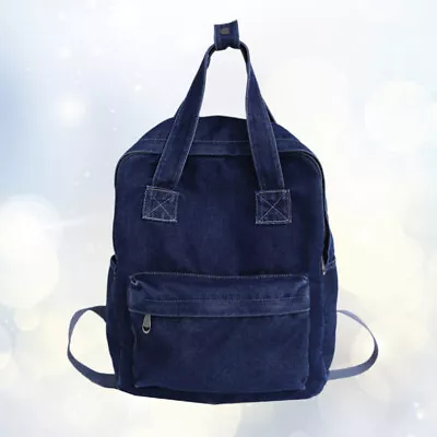  30 X11x36cm Denim Backpack Carry On For Men Portable Japanese And Korean • £22.45