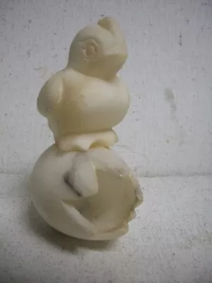 Vintage Alabaster Egg W/ Chick Chicken On Top • $25