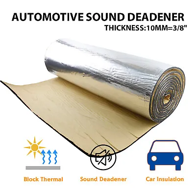 68 X39  Sound Deadener For Car Hood/Firewall/Roof/Floor/Door Thermal Insulation • $61.63