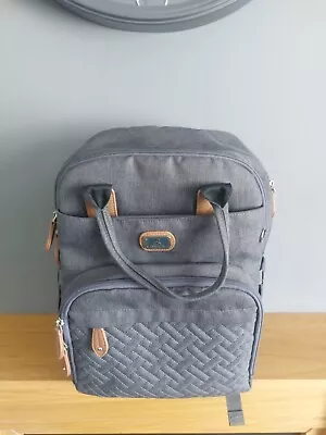 Dikaslon Marl Grey Baby Changing Backpack With Multi-pockets • £18