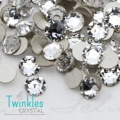 3mm (SS12 Clear) - Swarovski FlatBack Crystal Foil Xirius Rose - 2088-SS12-001F • $2.52