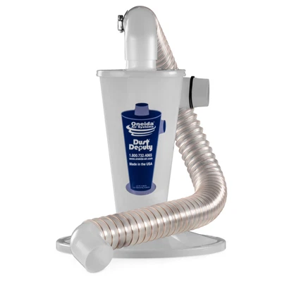 $79 • Buy Oneida Air Systems Dust Deputy Plus Cyclone Separator For Shop Vacuum, Clear