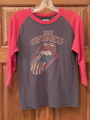 The Rolling Stones 1981 North American Tour Vintage Junk Food T Shirt Youth XL • $29.99