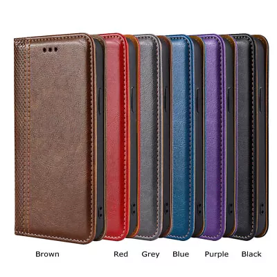 Genuine Leather Case Cover Flip For Xiaomi Mi 5X 6X 7 8 9 10 11 12 SE  Lite Mix • £8.99