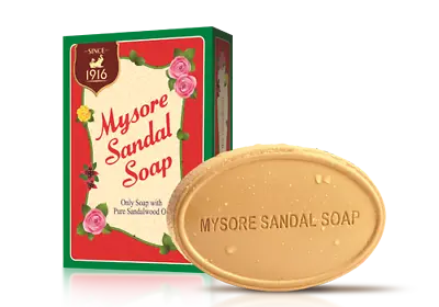 Mysore Sandal Bathing Soap With Indian Sandalwood Oil 75g Herbal • $5.66