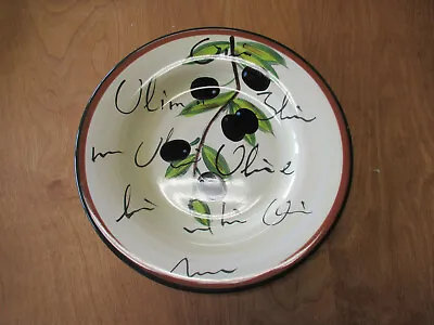HD Designs HDQ9 OLIVES Dinner Plate 11  Green Brown Black    7 Available • $10.40
