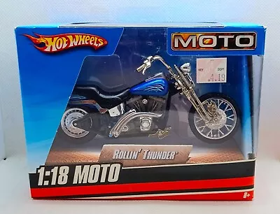 Hot Wheels 2008 1:18 Moto Rollin' Thunder • $7.95