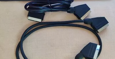 £3.99 • Buy 2  Scart Cable - 21 Pin Male To 21 Pin Male Lead For TV DVD Video Offer Welcome