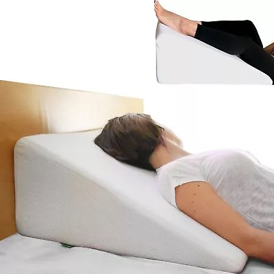 Cushy Form Wedge Triangle Memory Foam Bed Support Pillows For Sleeping White- • $33.95