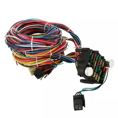 21 Circuit Wiring Harness Chevy Mopar Ford Hotrods Universal Extra Long Wires • $70.59