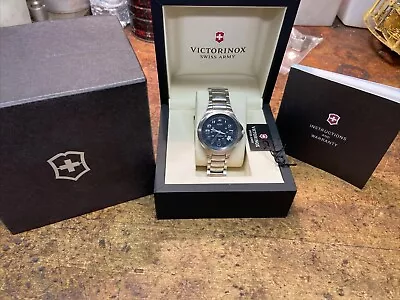 Mens Victorinox Swiss Army Watch With Box And Papers • $150