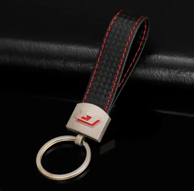 VW R Luxury Leather Keyring Key Chain Fob Gift UK Volkswagen Transporter Caddy • £5.99