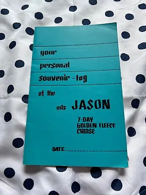 Jason Epirotiki Cruise Line Golden Fleece 7 Day Cruise Souvenir Log  60's/ 70 S • $4.99