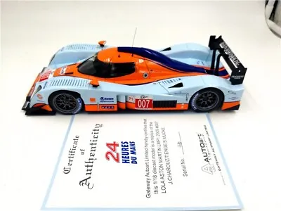 1/18 Autoart LOLA Aston MARTIN LMP1 2009 24HEURES DU MAN  Alloy Car Models 80906 • $200