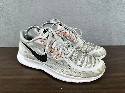 Nike Free 5.0 Animal Print Running Shoes Sneakers Gray 749592-002 Men's 8 • $34.99