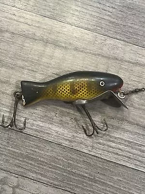 Paw Paw Bass Caster Lure Marked J C Higgins.  Diving Lip Marked Paw Paw • $25