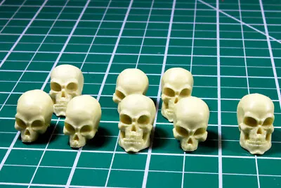 Custom 8 Random Unpainted Skulls Cast 1:12 Scale Marvel Legends • $10