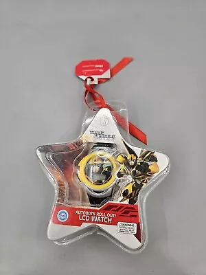 Transformers  Autobots Roll Out Bumblebee LCD Watch Prime Ornament Hasbro • $11.55