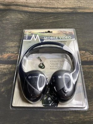 $15 • Buy Audiovox Headphones Mobile Video Wireless IR Headset Fold Flat Auto Shut-Off 